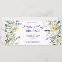 Brunch do Dia das Mães com Aquarela de Flores Silv