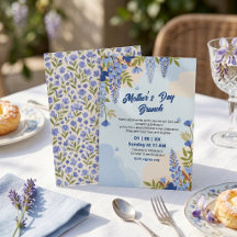 Brunch do Dia das Mães com Flor de Wisteria Elegan