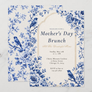 Convite Brunch do Dia das Mães em Chinoiserie