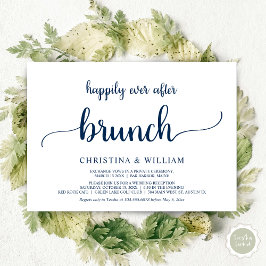 Convite Brunch do Felizes para Sempre, Casamento às Pressa