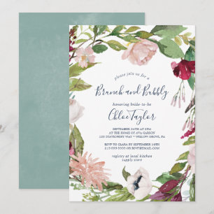 Convite Brunch e Bubbly Brisa Tropical