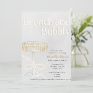 Convite Brunch e Chá de panela