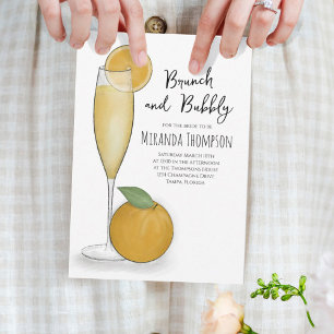 Convite Brunch e Chá de panela à espingarda personalizados
