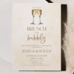 Convite Brunch e Festa de noivado<br><div class="desc">Este é um Champagne Brunch e Bubble Festa de noivado Brunch Invitation!</div>