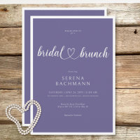 Brunch Mínimo de Lavanda Romântico Moderno