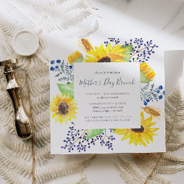 Convite Brunch para Dia de as mães de campos de fl