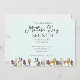 Convite Brunch Personalizado no Dia das Mães tema floral