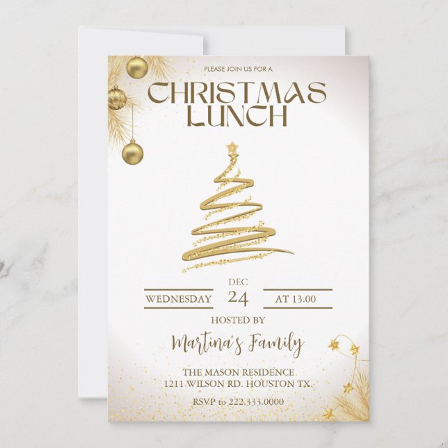 Convite Brunt de Natal (Frente)