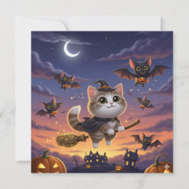 Convite Bruxa Bonita do Halloween