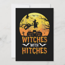 Bruxas De Halloween Com O Campo De Acampamento De 