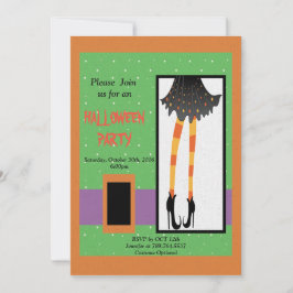 Convite bruxas no Halloween