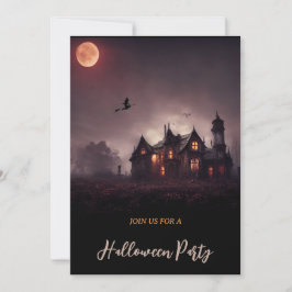 Convite Bruxas Spooky Lair Halloween