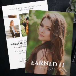 Convite BSN RN Enfermeira Festa de formatura escolar