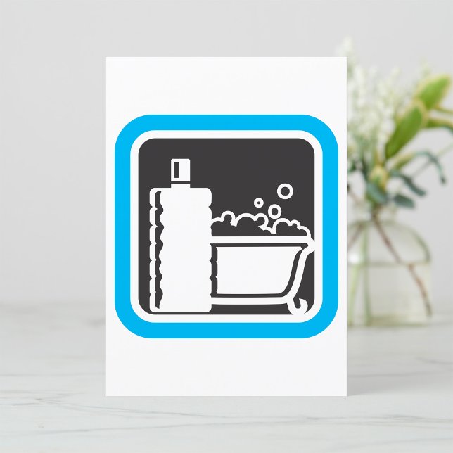 Convite Bubble Bath (Criador carregado)