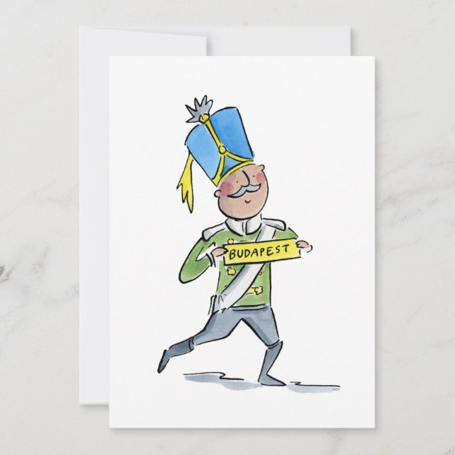 Convite Budapeste (Frente)