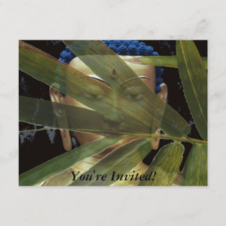 Convite Buddha de bambu