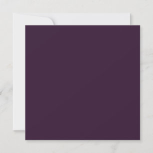 Convite BUDGET Casamento PLUM PURPLE Monocromo Simples