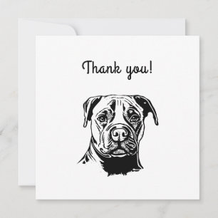 Convite Bull Terrier de Staffordshire