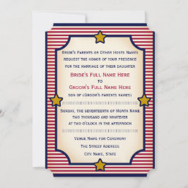 Convite Bully Pulpit (Coleção de Casamentos) 1904