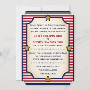 Convite Bully Pulpit (Coleção de Casamentos) 1904