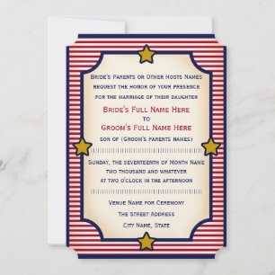 Convite Bully Pulpit (Coleção de Casamentos) 1904