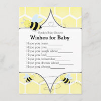 Bumble BEE Yellow Deseja o Jogo de Chá de fraldas