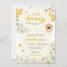 Bumblebee Abelha Chá de fraldas Pequena Daisy Doce