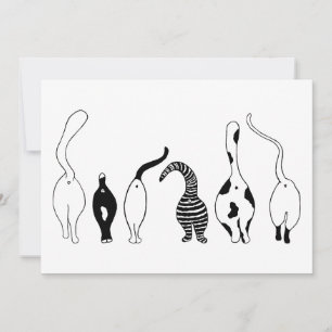 Convite Bumbuns de gatos