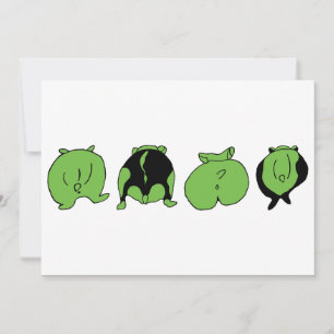 Convite Bumbuns de Hamster Verde