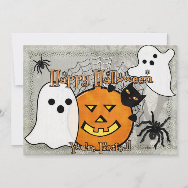 Convite Bump no Dia das Bruxas (Frente)