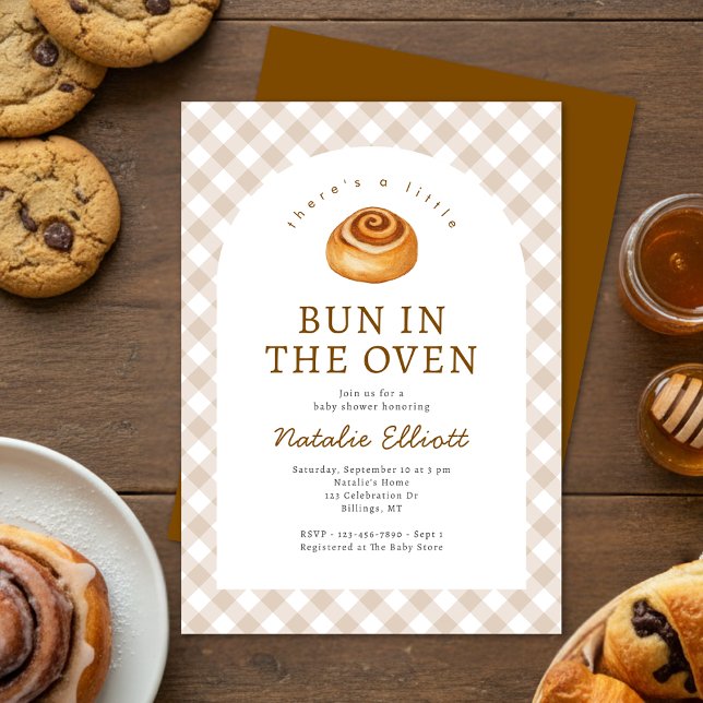Convite Bun In The Oven Baby Shower (Criador carregado)