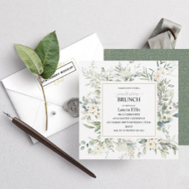 Convite Bunch invita floral de flor selvagem elegante