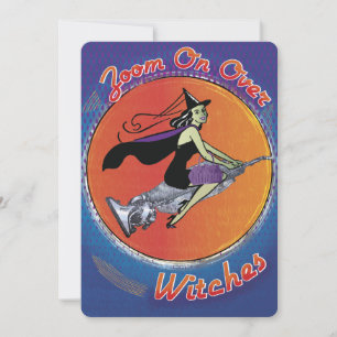 Convite Bunco engraçado o Dia das Bruxas