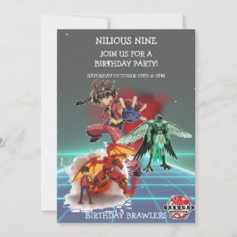 CONVITE BUNDLE DE ANIVERSÁRIO DE BAKUGAN