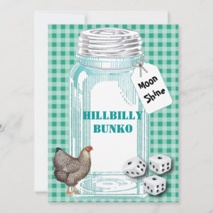 Convite Bunko - Estilo do País ou Estilo Hillbilly