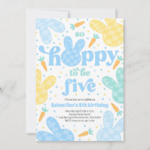 Bunny 5 Festa de aniversário de Primavera Bunny Bi