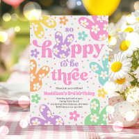 Bunny Daisy Floral Pastel Primavera