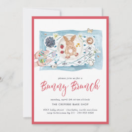 Convite Bunny Pancakes | Coelho da Páscoa Brunch
