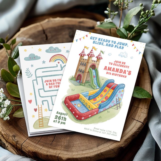 Convite Bunt House Birthday (Criador carregado)