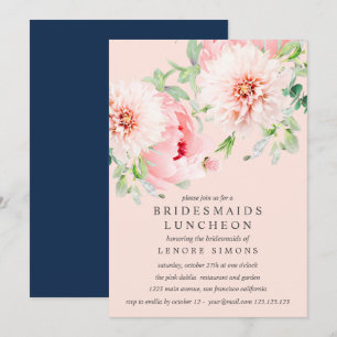 Convite Buquê de Bridesmaids Luncheon do Jardim Selvagem 