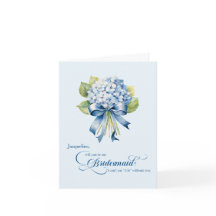 Buquê de Hydrangea Bridesmaid Proposta