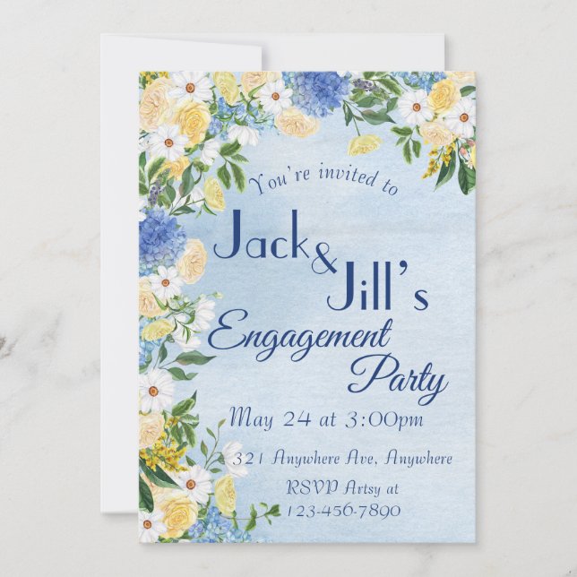 Convite Buquê de Primavera (Frente)