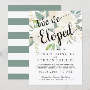 Convite Buquê de Rosas Brancas   Fomos Morar Juntos   Fest