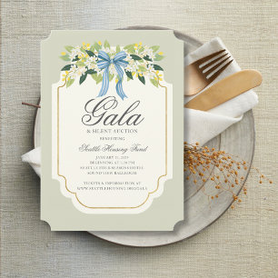 Convite Buquê e Gala ou Festa com laço, cor personalizada
