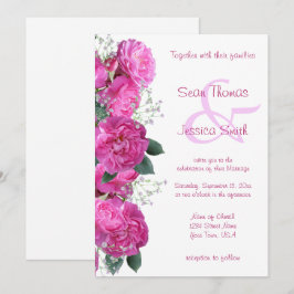 Convite Buquê Floral Romântico Casamento