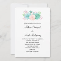 Buquê Floral Rosa Pastel e Verde Casamento