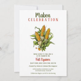 Convite Buquê Mabon Fall Equinox Harvest