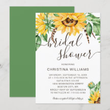 Buquê Rústico de Girassóis para Chá de Noiva