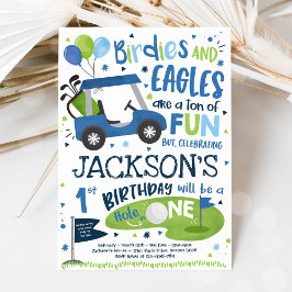 Convite Buraco De Aniversário De Golfe Em Uma Festa De pri