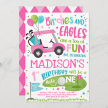 Buraco De Aniversário De Golfe Em Uma Festa De pri